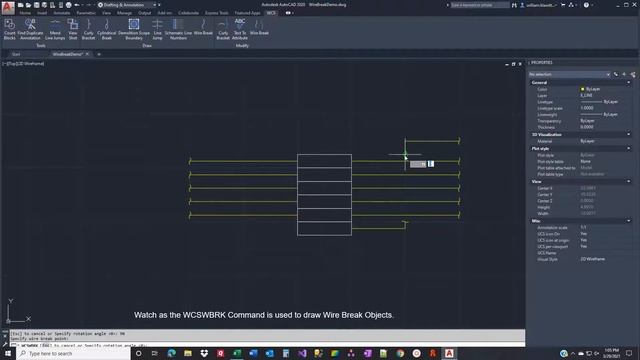 Wire Break 2020 App Demo ver: 2020.2.0.0 | AutoCAD 2020 смотреть онлайн