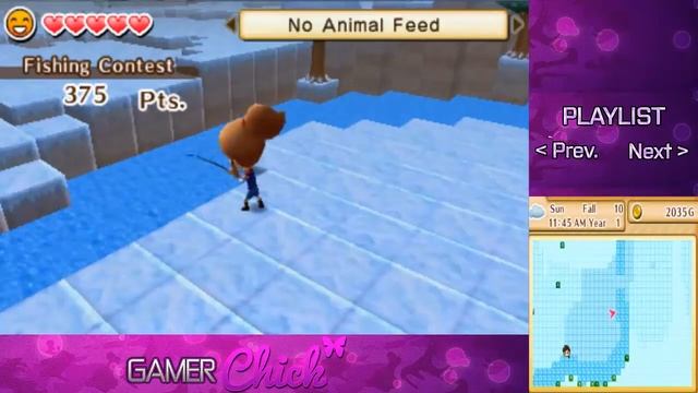 ❋ Harvest Moon: The Lost Valley-Gameplay/Walkthrough [Part 44 Fishing Contest] (3DS) w/GamerChick смотреть онлайн