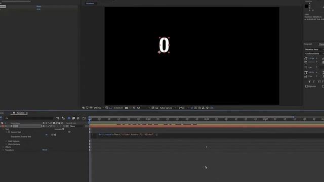 After Effects Tutorial - Expressions for Animated Number Counter with Slider Control смотреть онлайн