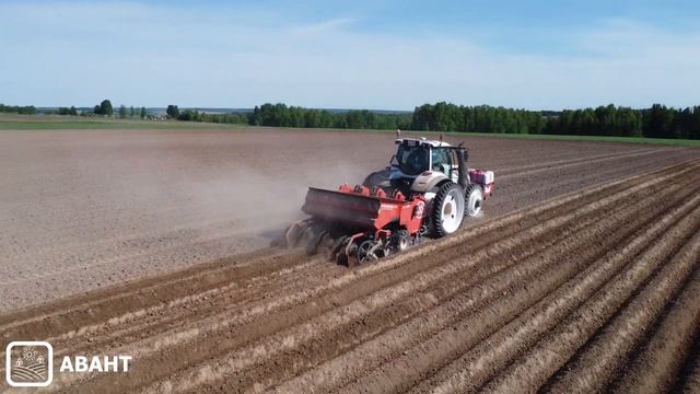 VALTRA, John Deere и Massey выбирают ALLYNAV. Взгляд на посадку картофеля с высоты птичьего полета. смотреть онлайн