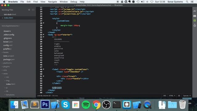 Ionic [CSS Components] - Toggle смотреть онлайн
