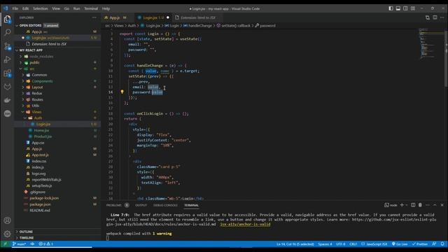 Authentication in react js | Authentication | React | Learning tutorials смотреть онлайн