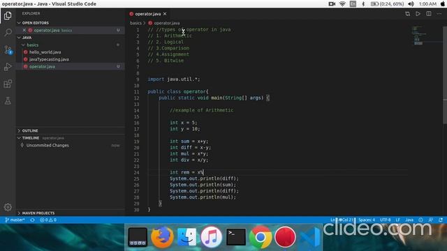 FIFTH LECTURE | JAVA OPERATORS (ASSIGNMENT) | JAVA TUTORIALS | FOUNDATION JAVA смотреть онлайн