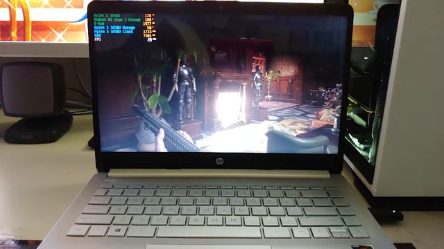 Resident Evil Village Gameplay Demo HP Laptop 14-dk1025wm смотреть онлайн
