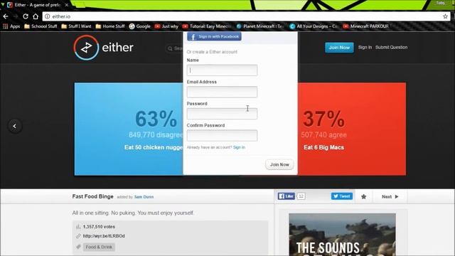 How To Upload Your Own Question To Would You Rather (Either.io) смотреть онлайн