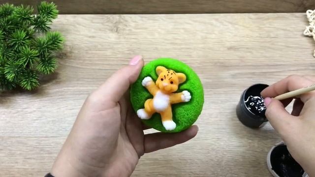 Мыловарение❤️Подготовка к НГ 2022 Мастер-класс"Тигренок на травке"❤️soap•DIY "Мир мыла" смотреть онлайн