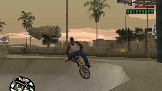 gta sa трюки на bmx задний ход! смотреть онлайн