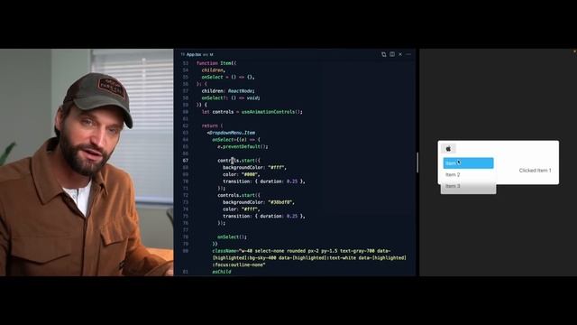 Animating a Radix Dropdown with Framer Motion смотреть онлайн