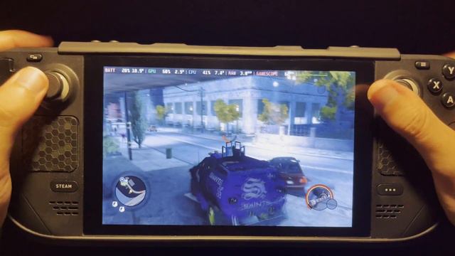 Saints Row The Third - Steam Deck Gameplay