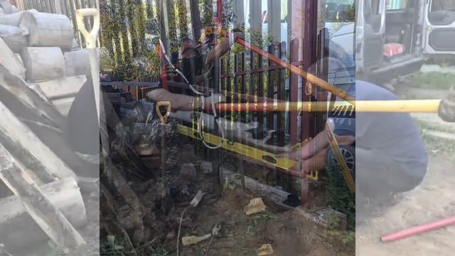 Ворота с евро штакетником смотреть онлайн