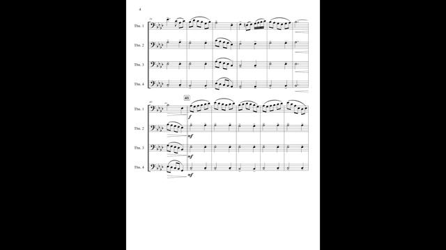 Serenade for Trombone Quartet (2024) смотреть онлайн