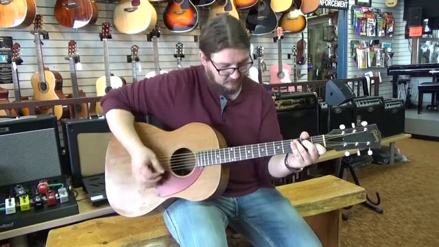 Vintage 1962 Gibson Acoustic model LG-0 смотреть онлайн