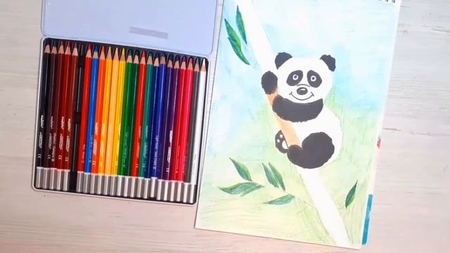 Культлето онлайн. "Рисуем акварельными карандашами. Панда", 6+ смотреть онлайн