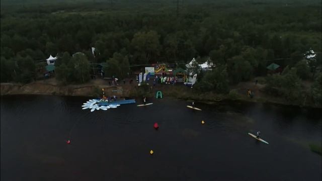 Международные соревнования по сапсерфингу "Северный ветер" смотреть онлайн