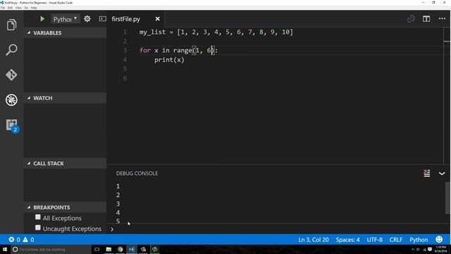 Python Beginner Tutorial 9 For Absolute Beginners - (Range) смотреть онлайн