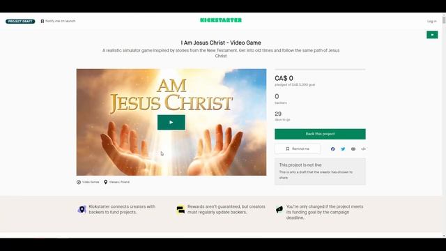 Devlog #21 - "I Am Jesus Christ" Kickstarter Launch & Demo - 15.11.2021 смотреть онлайн