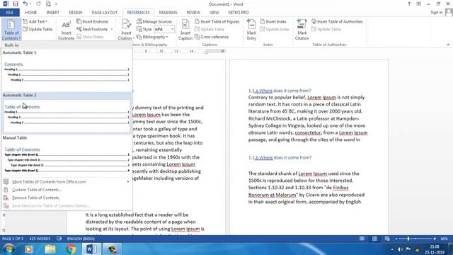 How to Create Table of Contents in Word | Automatic & Hyperlinked смотреть онлайн