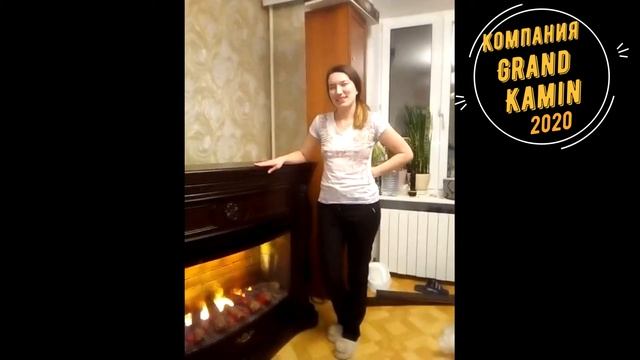 Видео отзыв от клиента.Купить Камин Barselona с 3D очагом Novara 26 смотреть онлайн