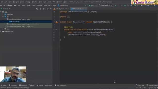 Create First Android App in Android Studio | Android Studio Tutorial смотреть онлайн