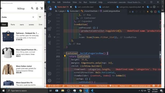 Shop app with Category Api + GetX | Flutter смотреть онлайн