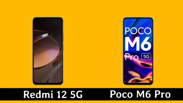Redmi 12 5G Vs Poco M6 Pro #redmi125g #pocom6pro