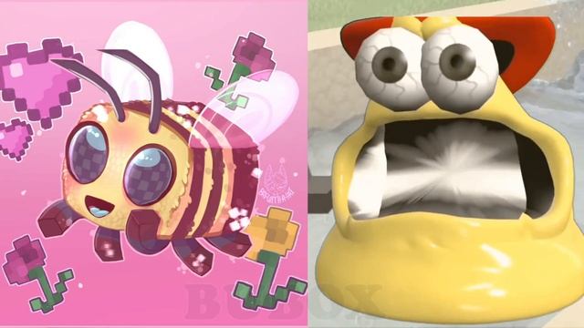 Bee Minecraft | Pizza Tower Screaming Meme React | Part 2 смотреть онлайн