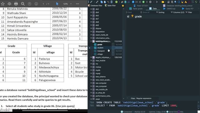Data Base Task 10 |Write a Join Query Statement| 1st Year | Java Institute| Sadil Manvidu смотреть онлайн