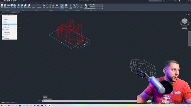3D Modeling 101 Beginner Tutorial \\ AutoCAD 2022 смотреть онлайн