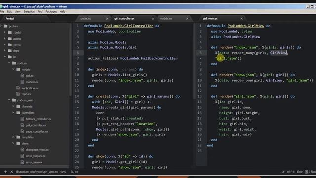 Framework Phoenix - 05/6 CRUD, генерация шаблонного Rest-Json-Api смотреть онлайн