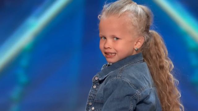 ADORABLE 7 Year Old Dancer Brings the SASS to the America's Got Talent 2023 Stage! смотреть онлайн