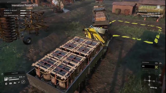 How To Open The Garage In Harvestcorp Updated All 11 Contracts Snowrunner Phase 8 DLC/Update смотреть онлайн