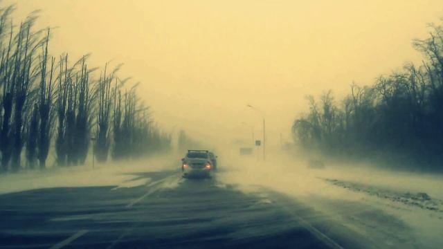 зима 2014 Ейская трасса