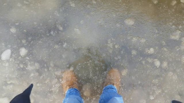 Тест ботинок Timberland. Original Timberland Water Test. Made In Domenican Republic