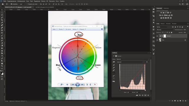 КРИВЫЕ В ФОТОШОП / Основы обработки смотреть онлайн