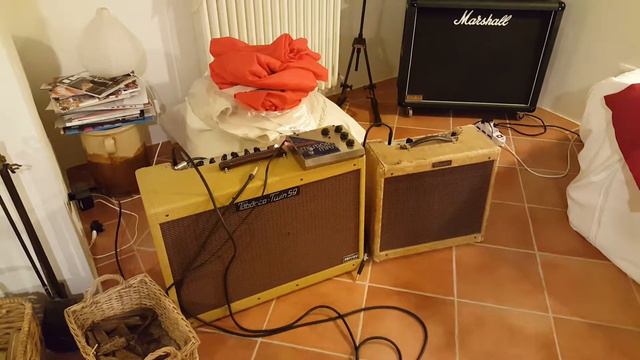 Fender Twin Tweed 59 Tabacco Amps Clone and Fender Princeton 57 смотреть онлайн