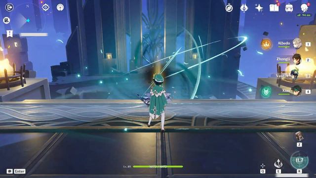 5 Star Character Burst without camera zoom Genshin Impact смотреть онлайн