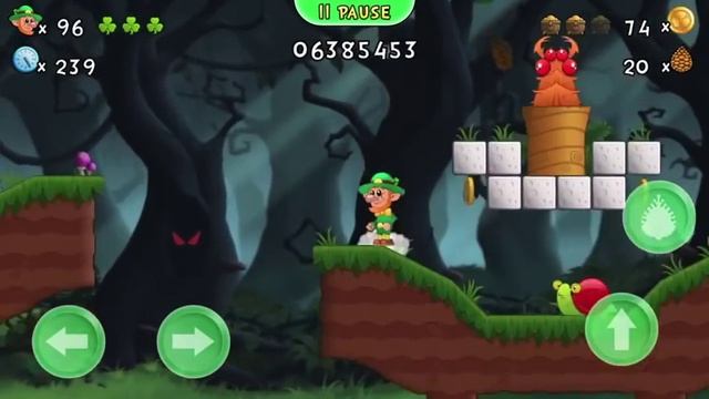 Lep's World 3, Spooky Forest, Level 4-15 walkthrough with all 3 Gold Pots (Android and iOS game app смотреть онлайн