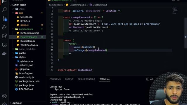 Using Input tags in React смотреть онлайн