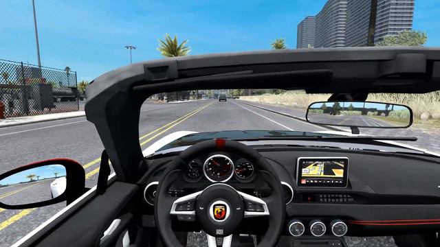 Mod Abarth 124 Spider ETS 2 and ATS 1.38 | LOGITECH G29 | GIGABYTE RTX 2060 SUPER i5 9400F 4K 60FPS смотреть онлайн