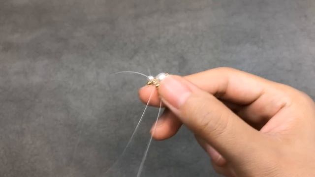 DIY Beaded Classic Bracelet And Beaded Ring With Pearls And Gold Seed Beads手工串珠手链和串珠戒指