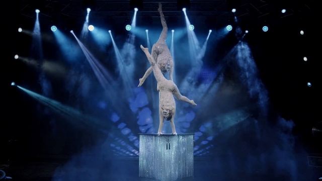 Эквилибр. Ручной эквилибр на кубе. Хрустальный дуэт. Парный эквилибр. смотреть онлайн