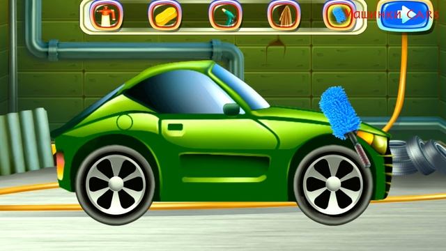 Моем и красим машинку - игра смотреть онлайн