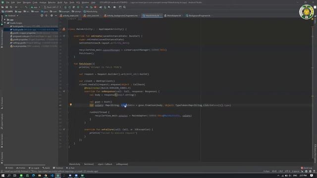 UTS Mobile Programming - Kelompok Marmut - Fetch Color List JSON using RecycleView смотреть онлайн