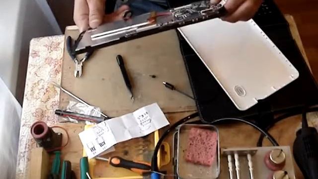 ремонт планшета(замена тачскрин) смотреть онлайн