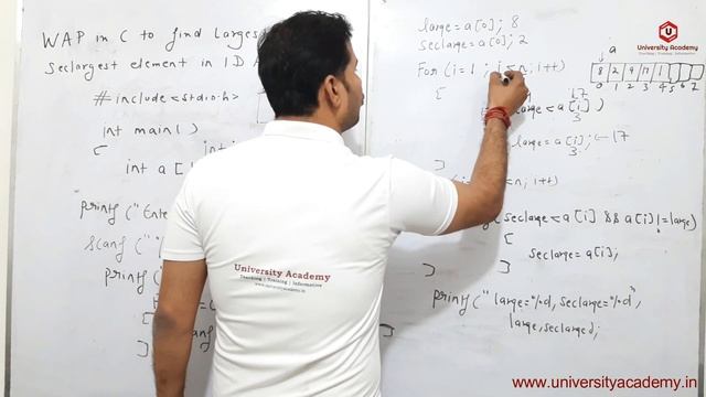 PPS66: C Program to Find Largest Element in an Array | 1-D Array Program смотреть онлайн