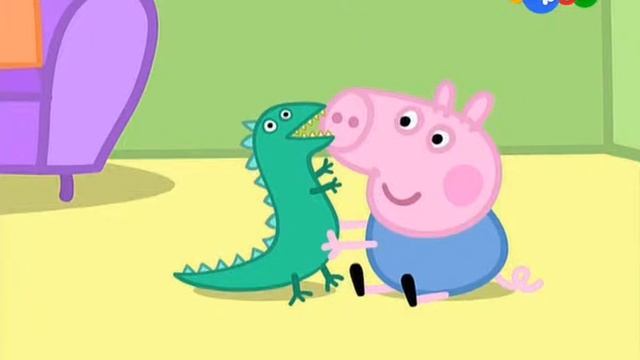 Svinka Peppa динозавр потерялся