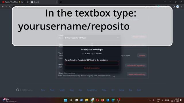 How To Delete A GitHub Repository смотреть онлайн