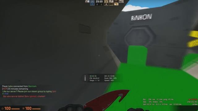 CS:GO || Прохождение SURF карты #4 смотреть онлайн