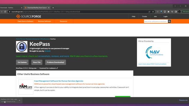 [3] Установка KeePass