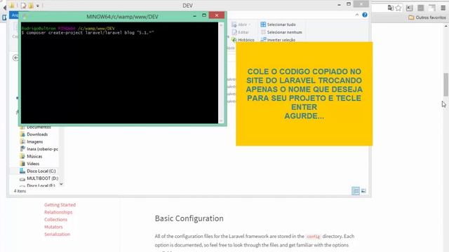 Instalando Laravel 5 1 com Composer e Git смотреть онлайн